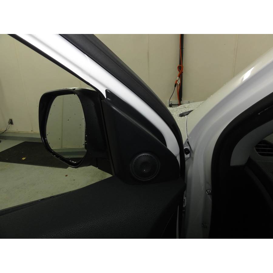 2017 Mitsubishi Outlander Sport Front door tweeter location