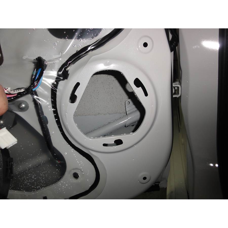 2011 Mitsubishi Outlander Sport Rear door speaker removed