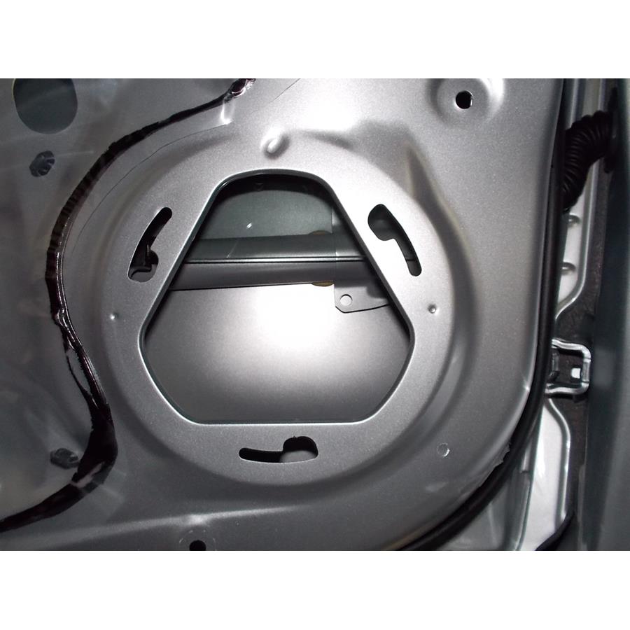 2015 Mitsubishi Mirage Front speaker removed