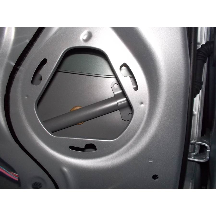 2014 Mitsubishi Mirage Rear door speaker removed