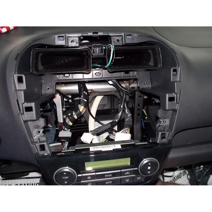 2015 Mitsubishi Mirage Factory radio removed