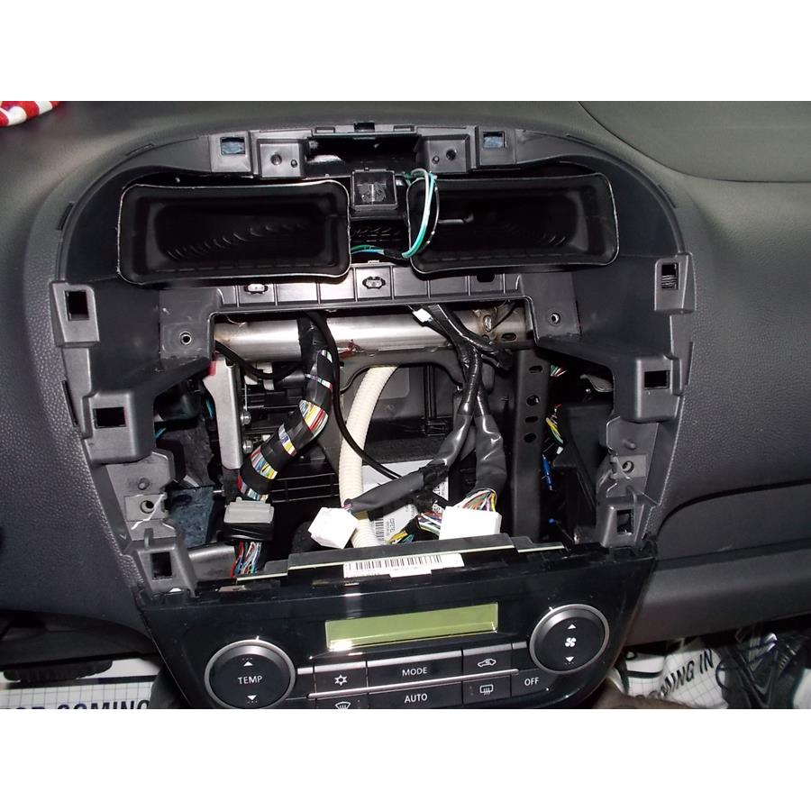 2017 Mitsubishi Mirage Factory radio removed