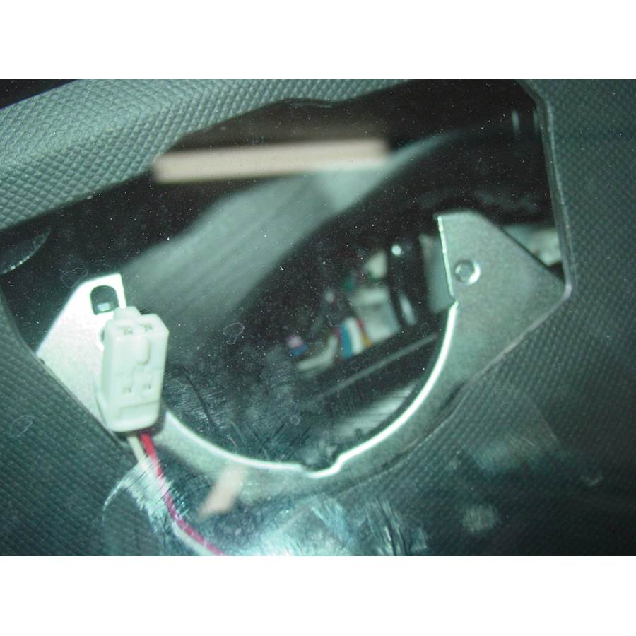 2011 Toyota Matrix Dash speaker removed