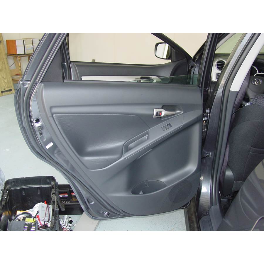 2009 Toyota Matrix Rear door speaker location