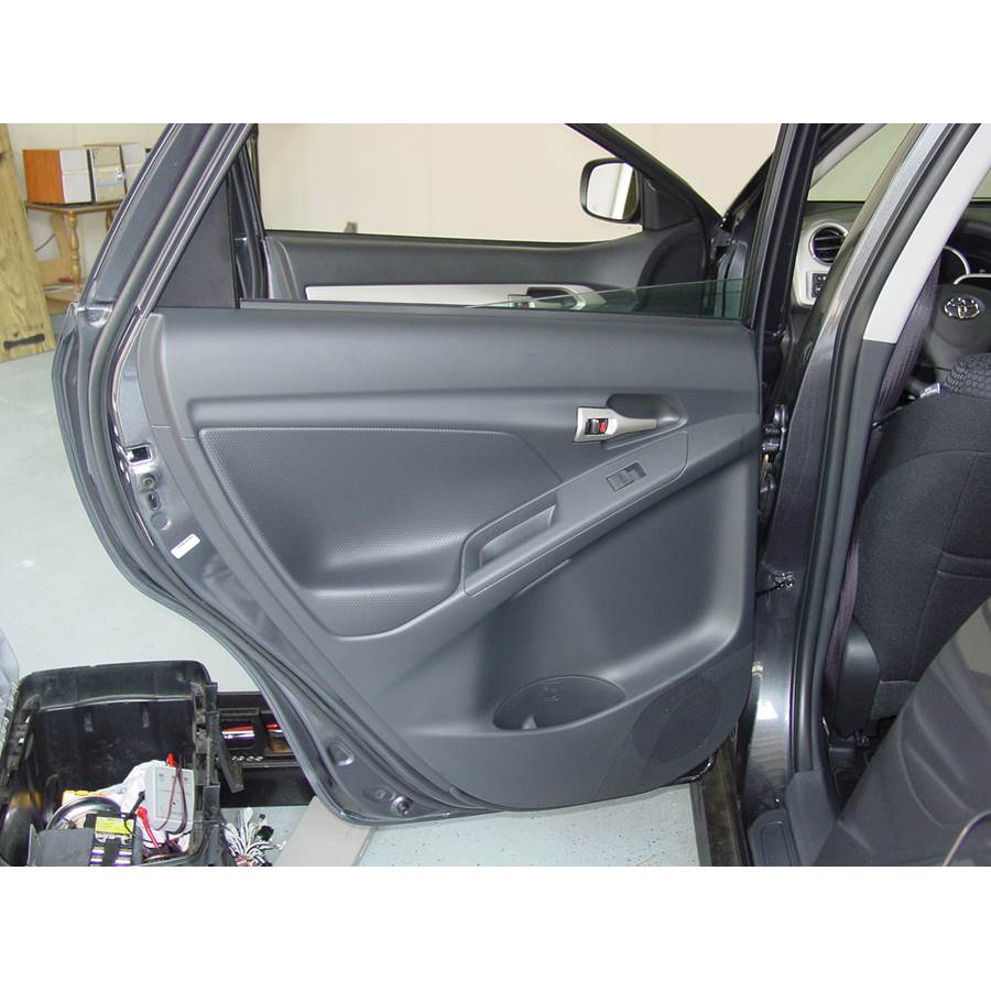 2010 Toyota Matrix Rear door speaker location