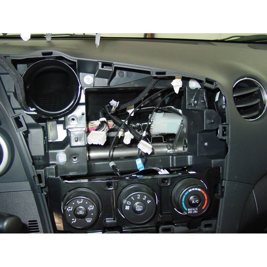 2010 Toyota Matrix Factory radio removed