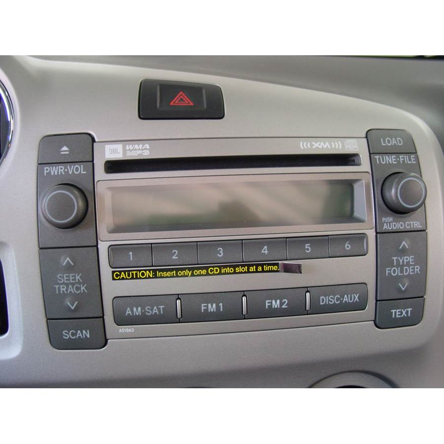 2012 Toyota Matrix Factory Radio
