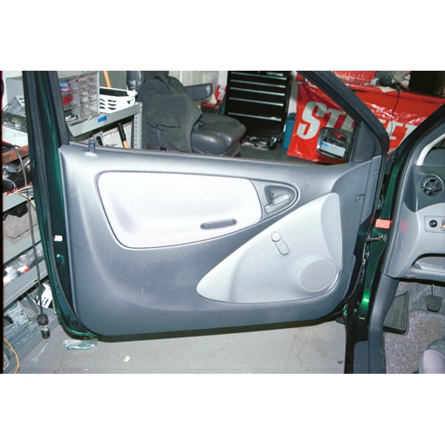 2005 Toyota Echo Front door speaker location
