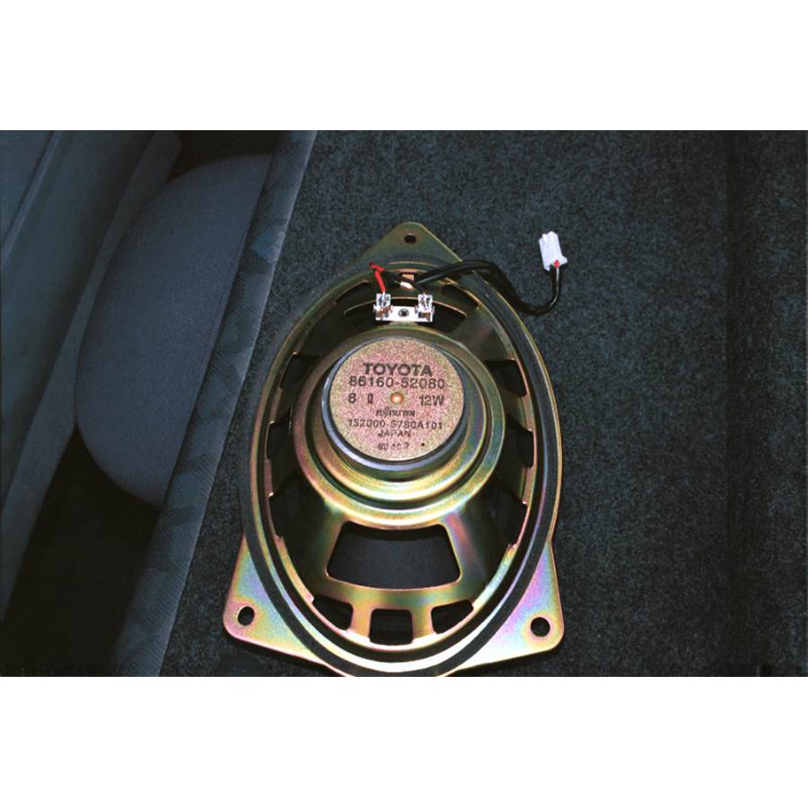 2000 Toyota Echo Rear deck speaker removed
