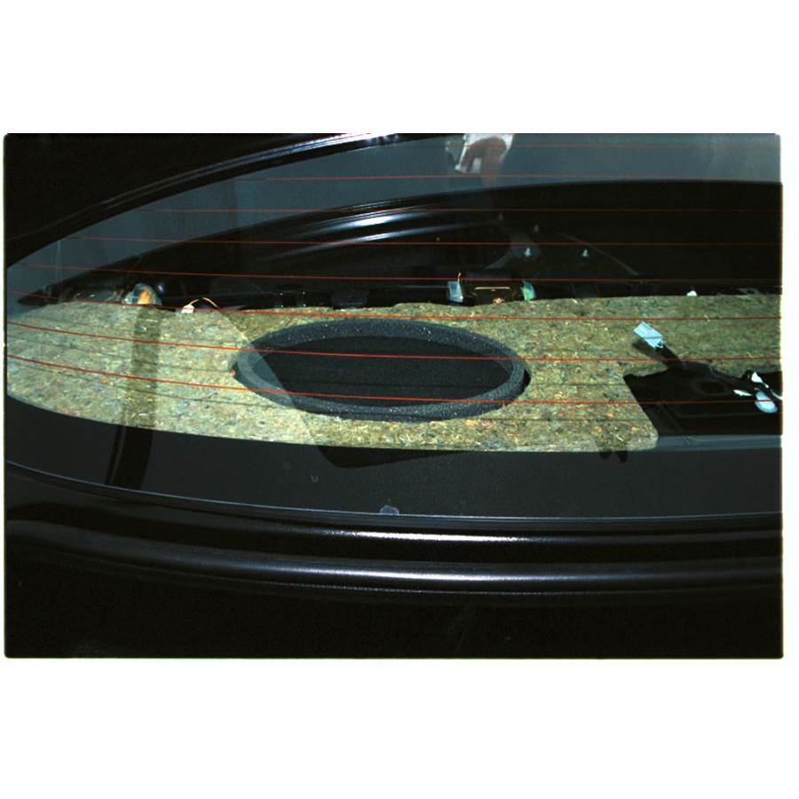 2002 Toyota Echo Rear deck speaker location