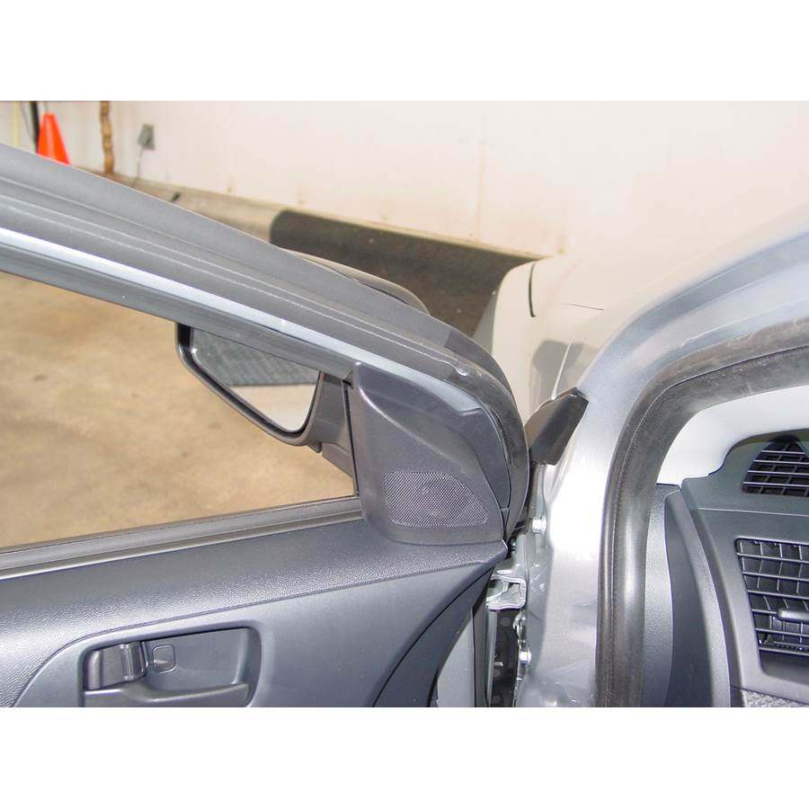 2016 Mitsubishi Lancer Front door tweeter location