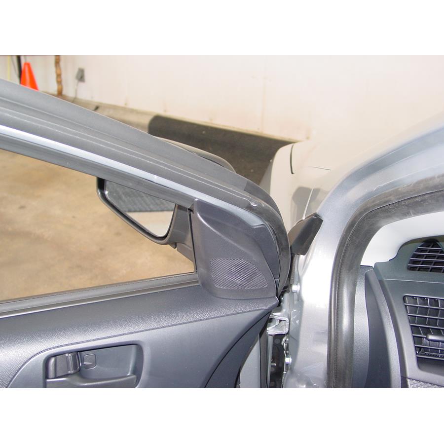 2017 Mitsubishi Lancer Front door tweeter location