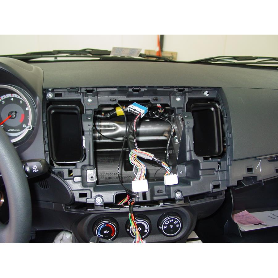 2013 Mitsubishi Lancer Sportback Factory radio removed