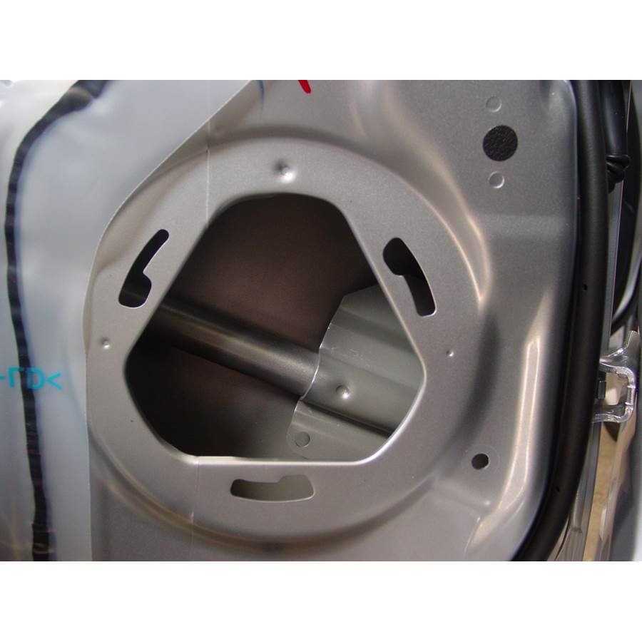 2016 Mitsubishi Lancer Rear door speaker removed