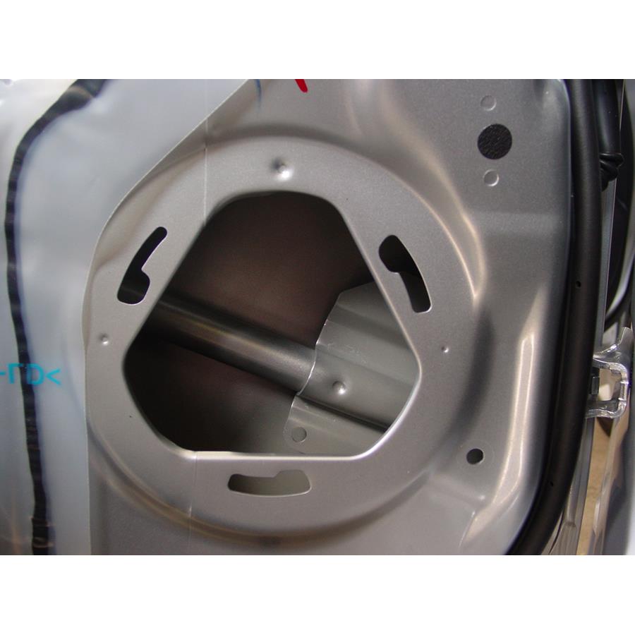 2017 Mitsubishi Lancer Rear door speaker removed