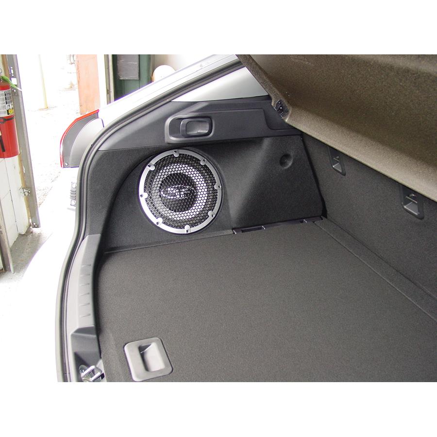 2013 Mitsubishi Lancer Sportback Far-rear side speaker location