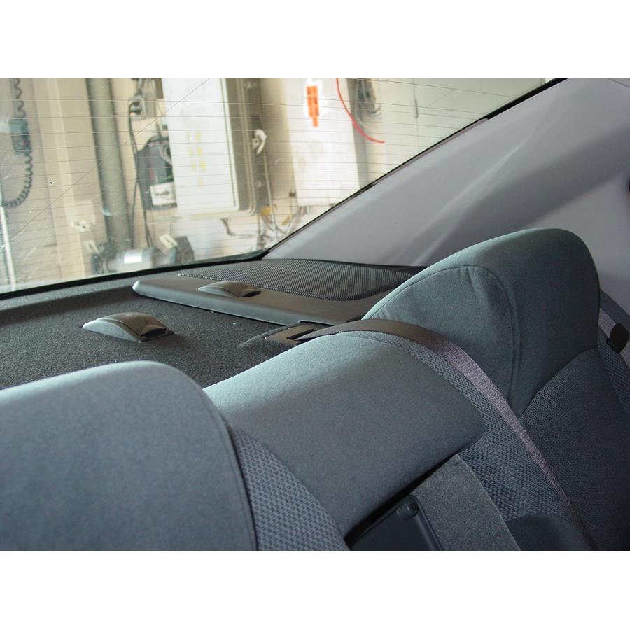 2012 Mitsubishi Galant Rear deck speaker location