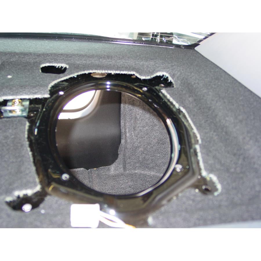 2012 Mitsubishi Galant Rear deck speaker removed