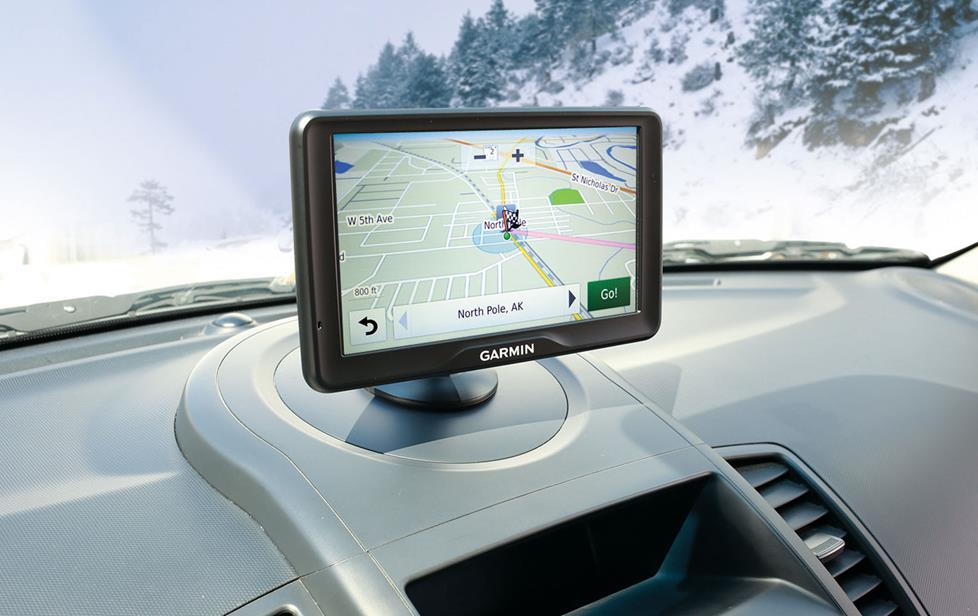 Portable GPS on the dash