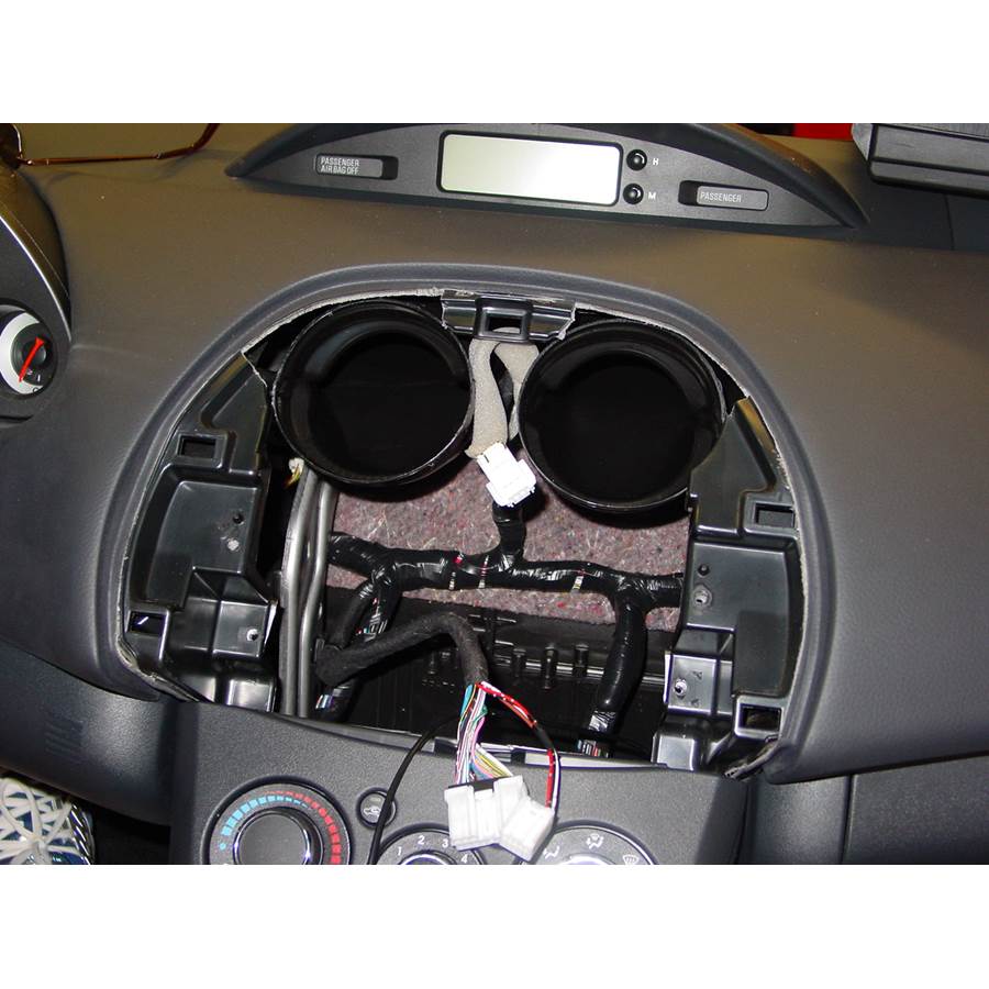 2008 Mitsubishi Eclipse Factory radio removed