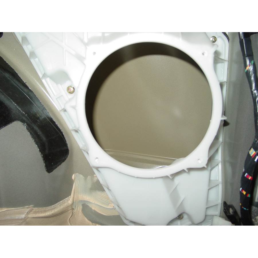 2012 Mitsubishi Eclipse Rear side panel speaker removed