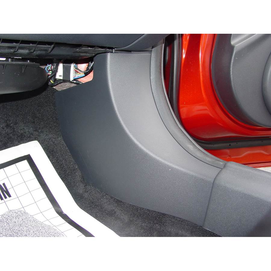 2010 Mitsubishi Eclipse Factory amplifier location