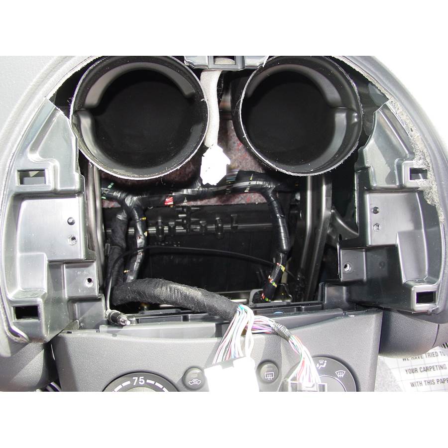 2007 Mitsubishi Eclipse Spyder Factory radio removed