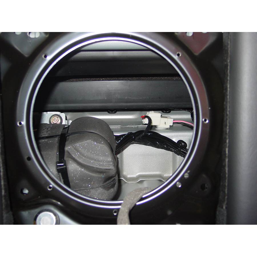 2011 Mitsubishi Eclipse Spyder Rear cab speaker removed