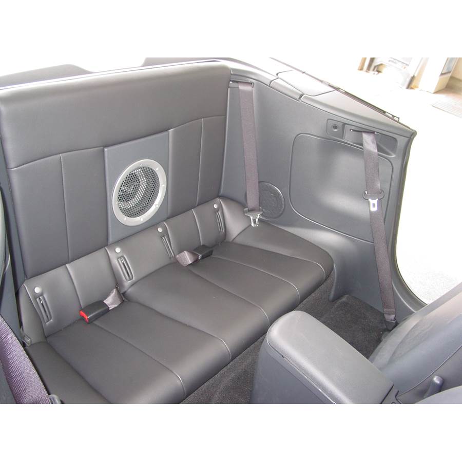 2007 Mitsubishi Eclipse Spyder Rear side panel speaker location