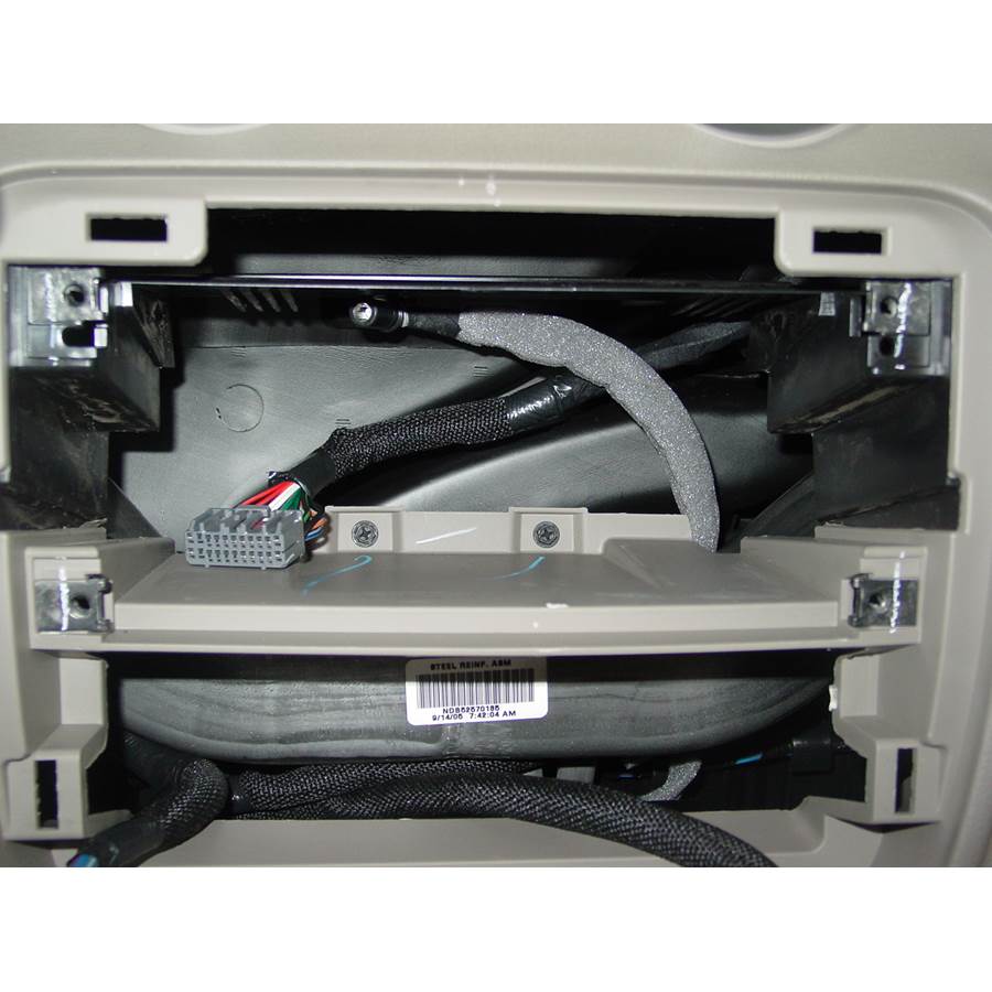 2006 Mitsubishi Raider Factory radio removed