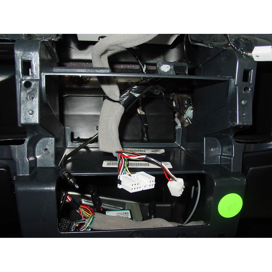 2008 Mitsubishi Endeavor Factory radio removed