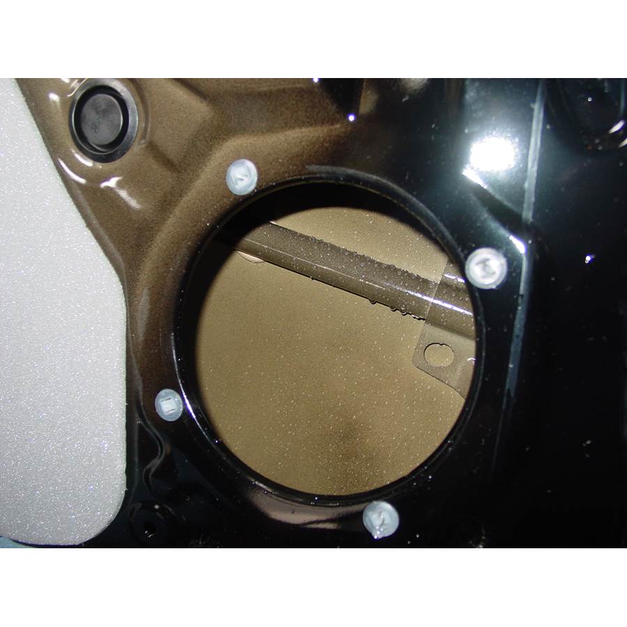 2010 Mitsubishi Endeavor Rear door speaker removed
