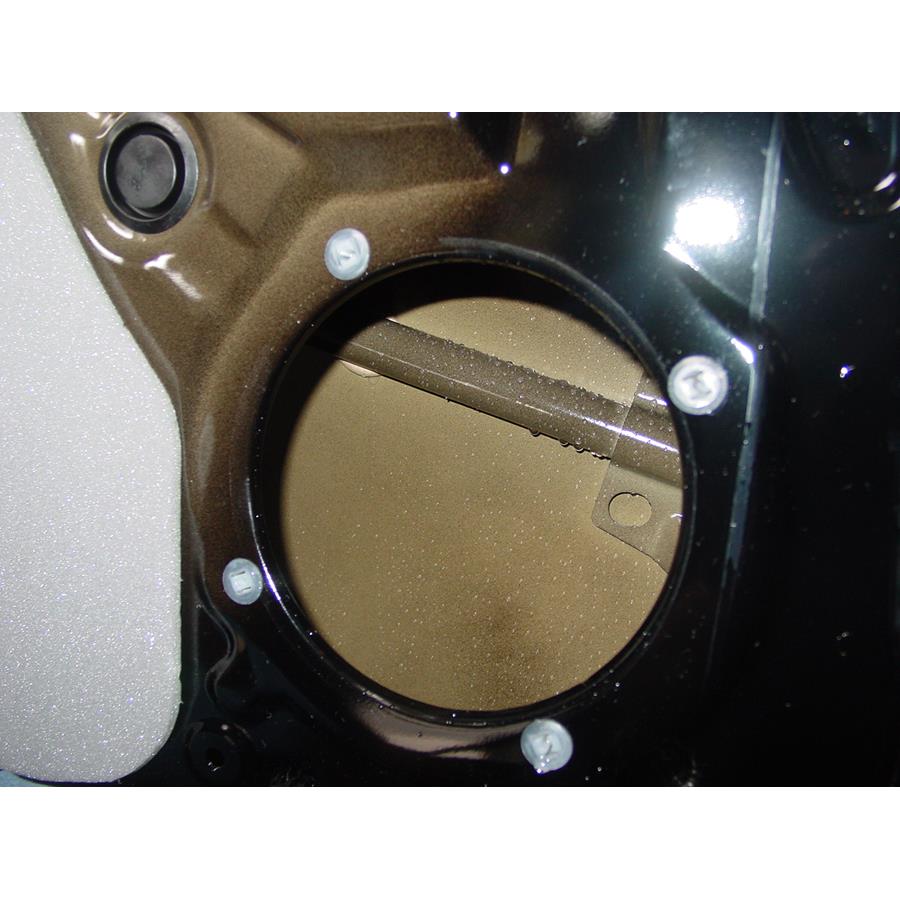 2011 Mitsubishi Endeavor Rear door speaker removed