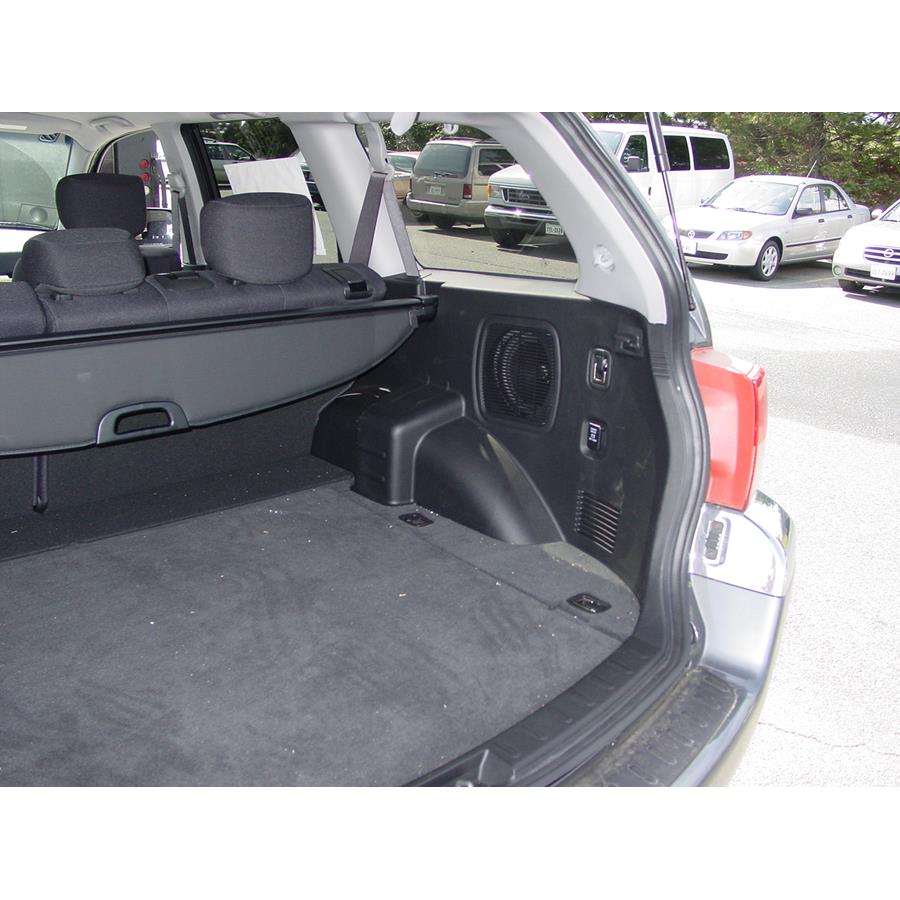 2011 Mitsubishi Endeavor Far-rear side speaker location