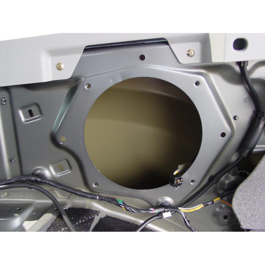 2011 Mitsubishi Endeavor Far-rear side speaker removed