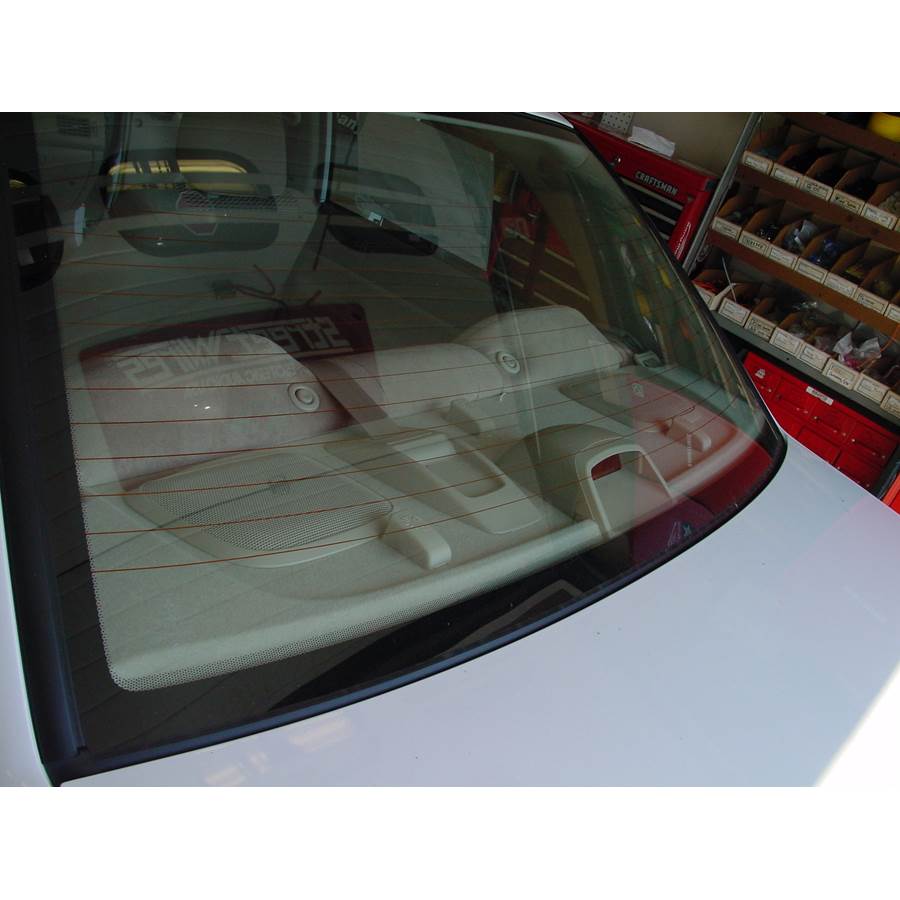 2004 Mitsubishi Lancer Rear deck speaker location