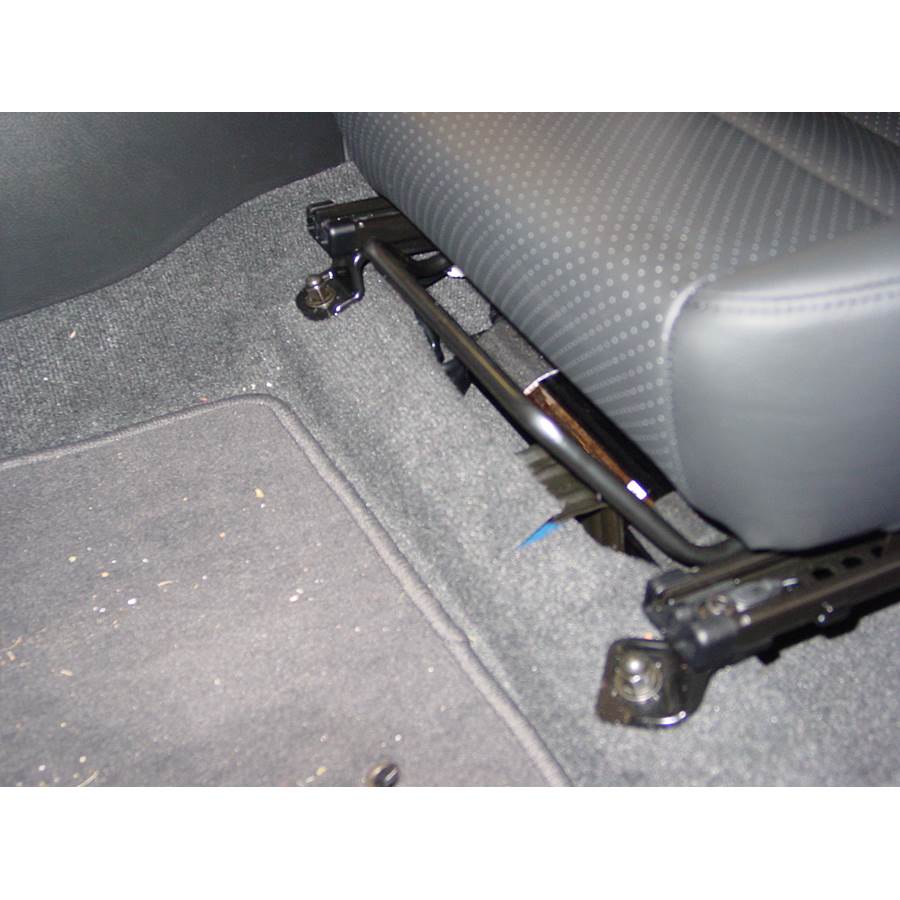 2004 Mitsubishi Lancer Factory amplifier location