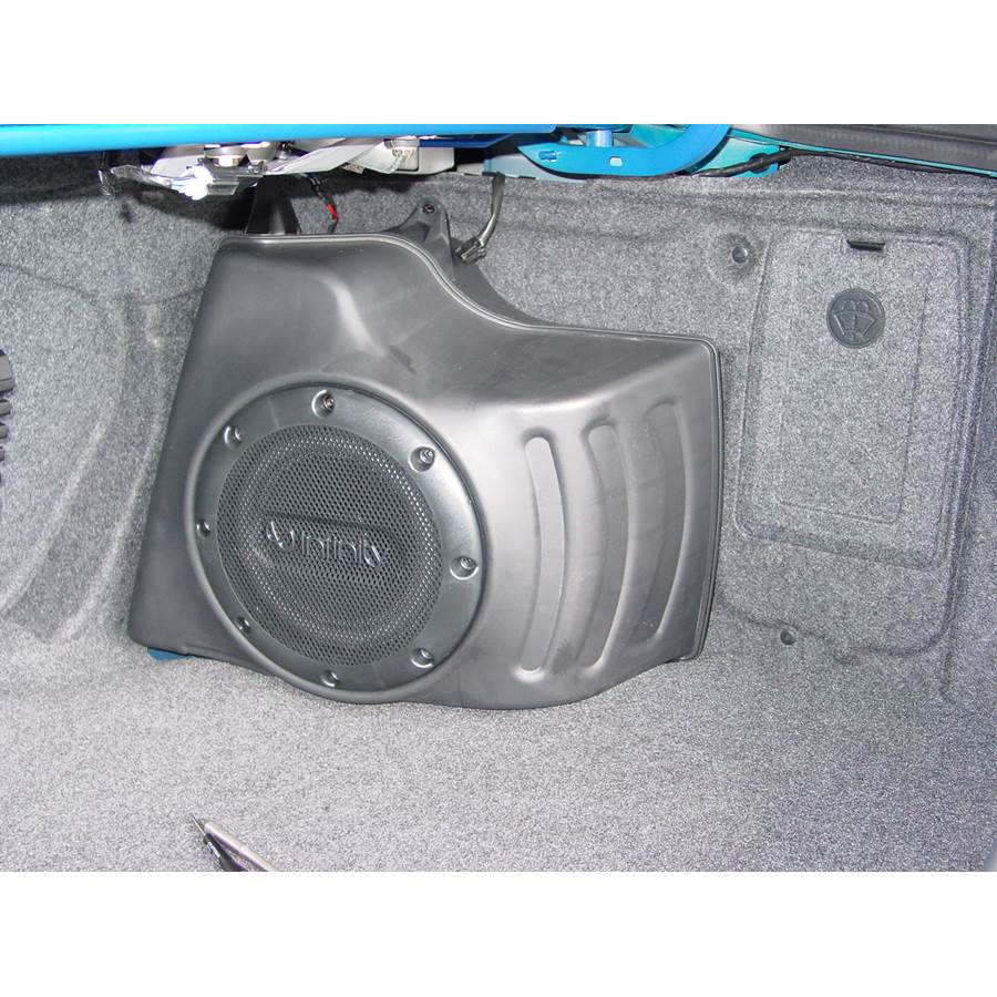 2004 Mitsubishi Lancer Trunk speaker location
