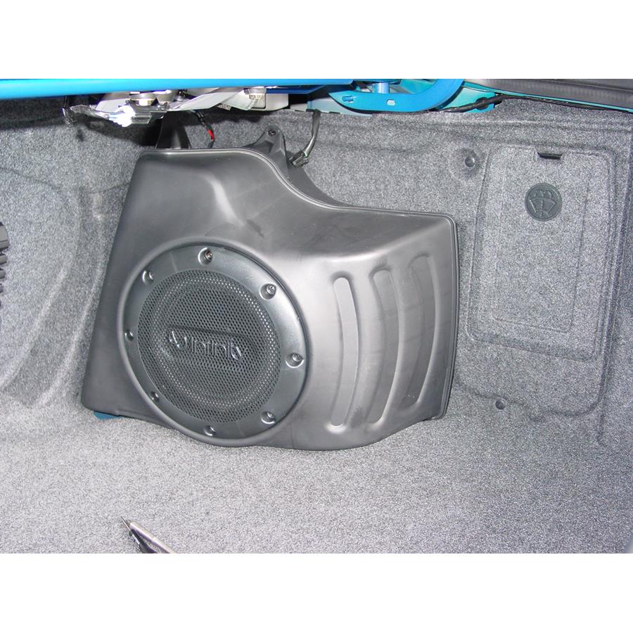 2007 Mitsubishi Lancer Trunk speaker location
