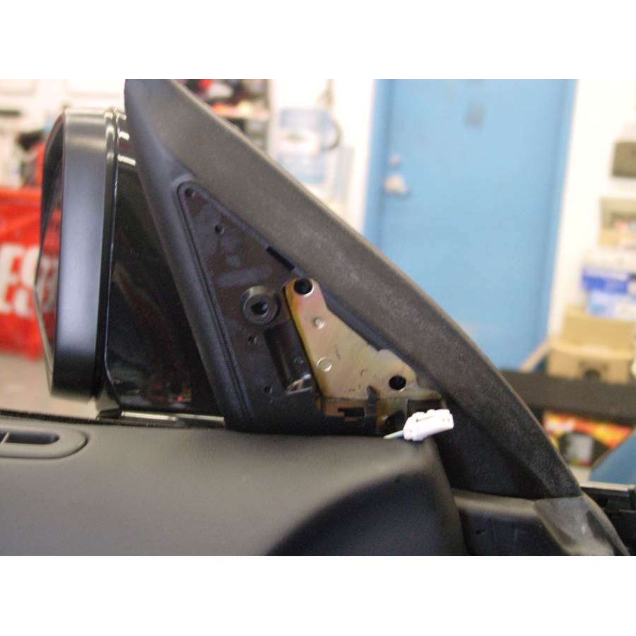 1997 Mitsubishi Diamante Front door tweeter removed