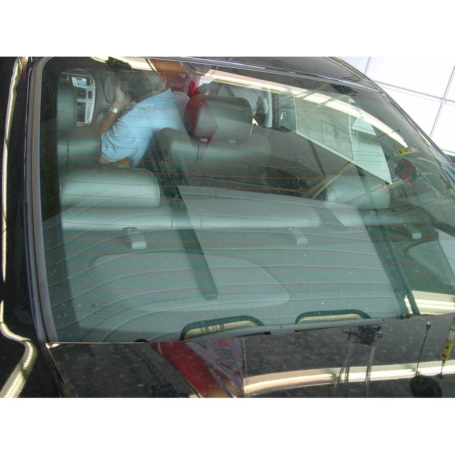 1998 Mitsubishi Diamante Rear deck speaker location