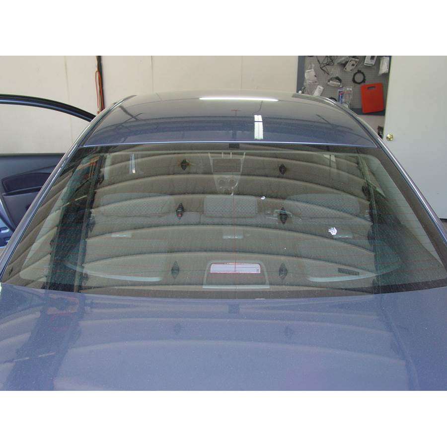 2009 Toyota Yaris Rear deck speaker location