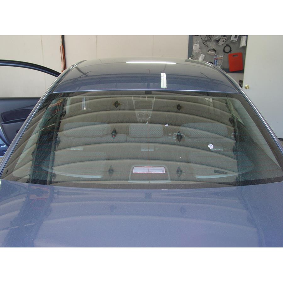 2011 Toyota Yaris Rear deck speaker location