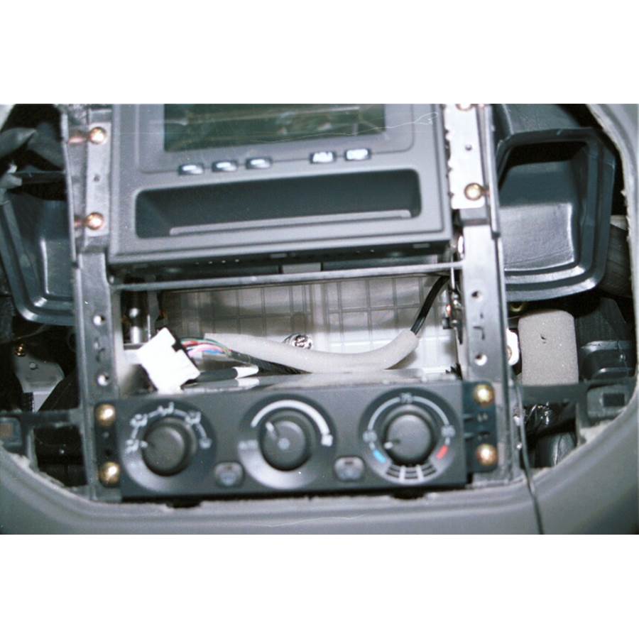 2001 Mitsubishi Montero Factory radio removed