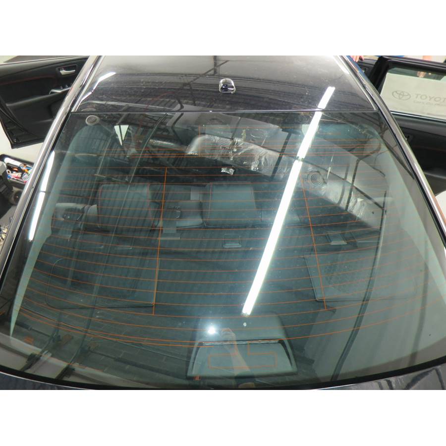 2012 Toyota Camry Rear deck speaker location