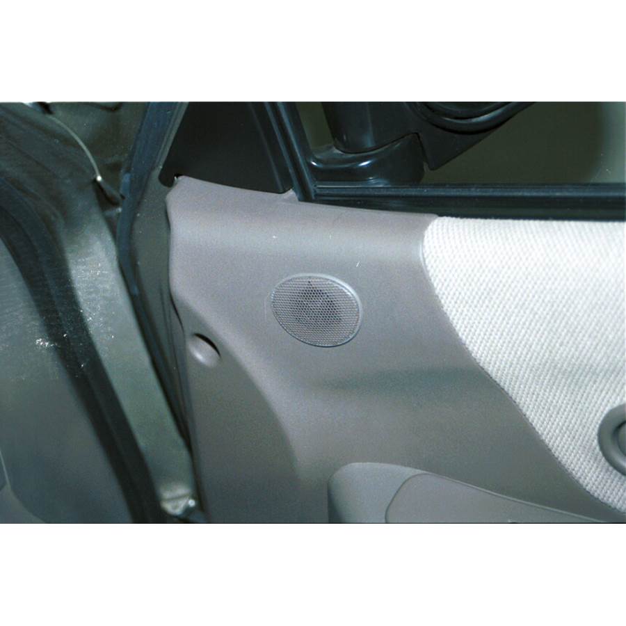1999 Mitsubishi Montero Sport Front door tweeter location