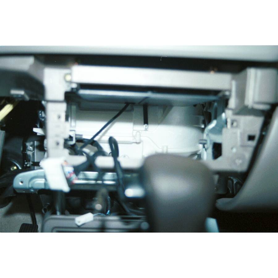 1999 Mitsubishi Montero Sport Factory radio removed