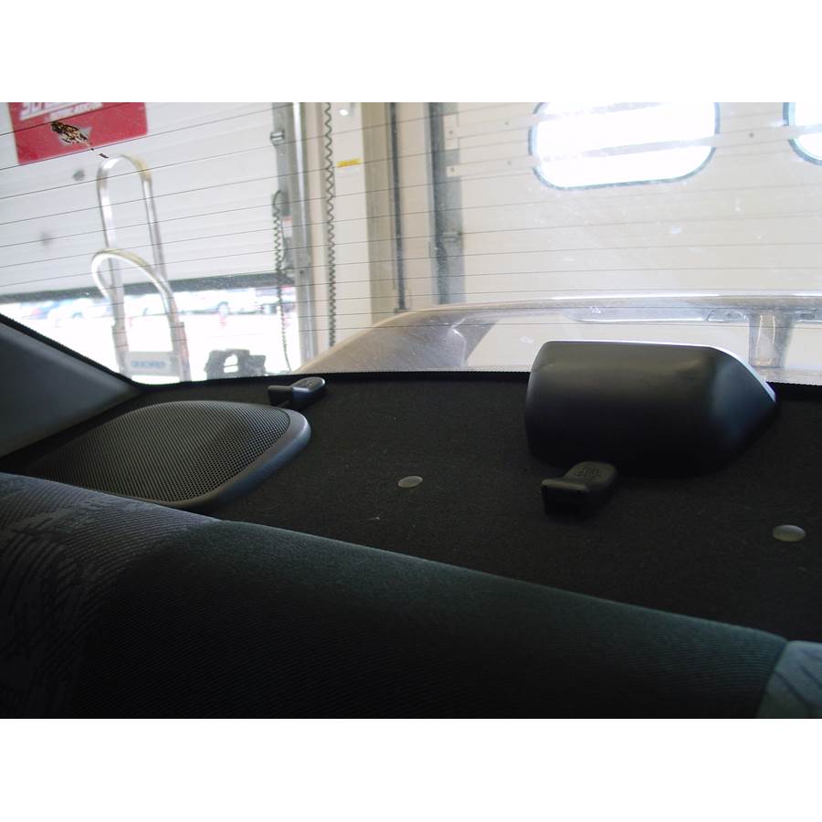 2000 Mitsubishi Mirage Rear deck speaker location