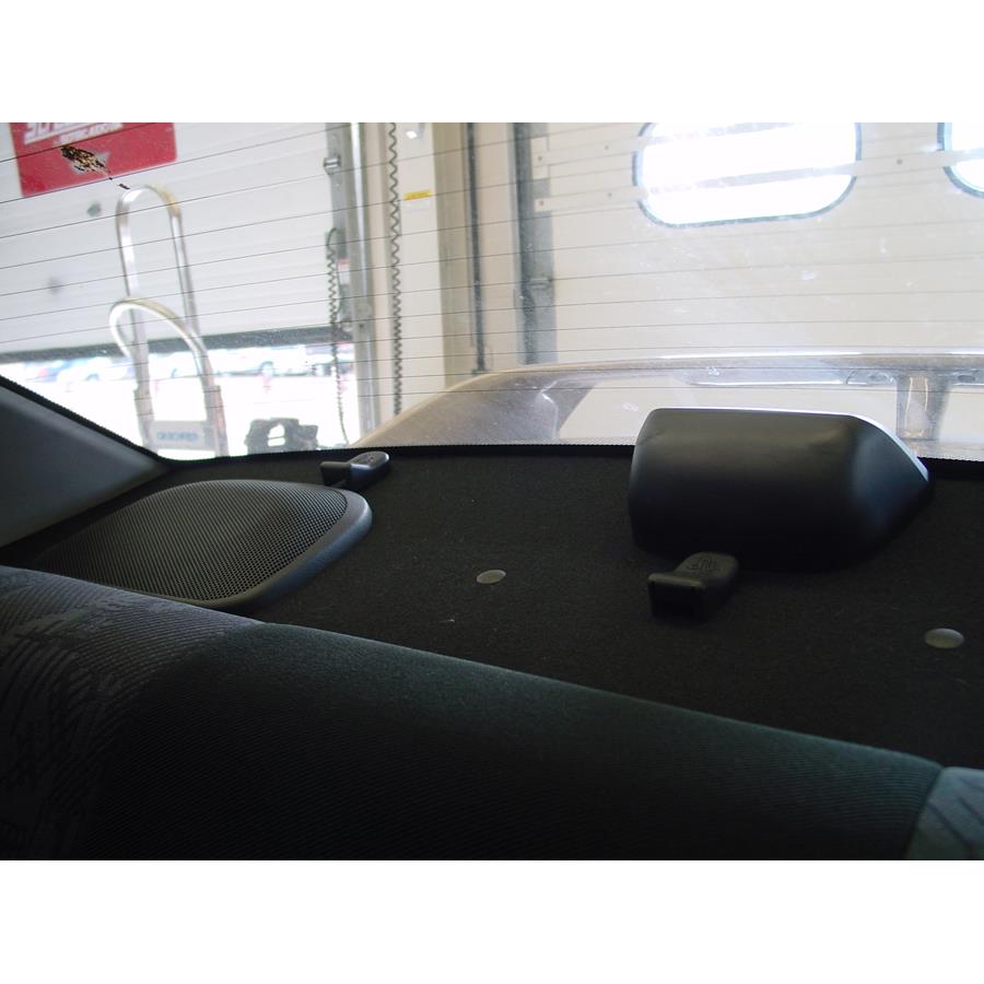 2002 Mitsubishi Mirage Rear deck speaker location