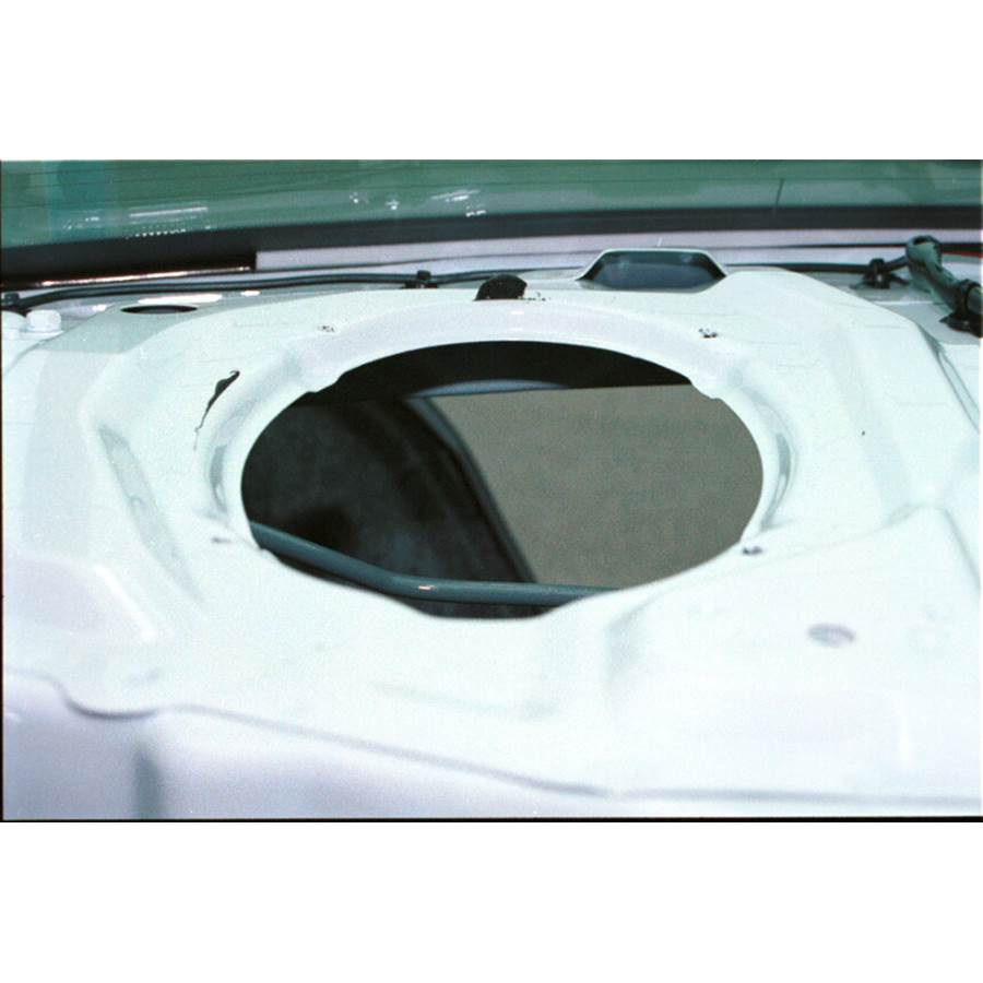 2003 Mitsubishi Galant Rear deck speaker removed
